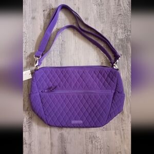 New Vera Bradley Purple Convertible Crossbody Purse